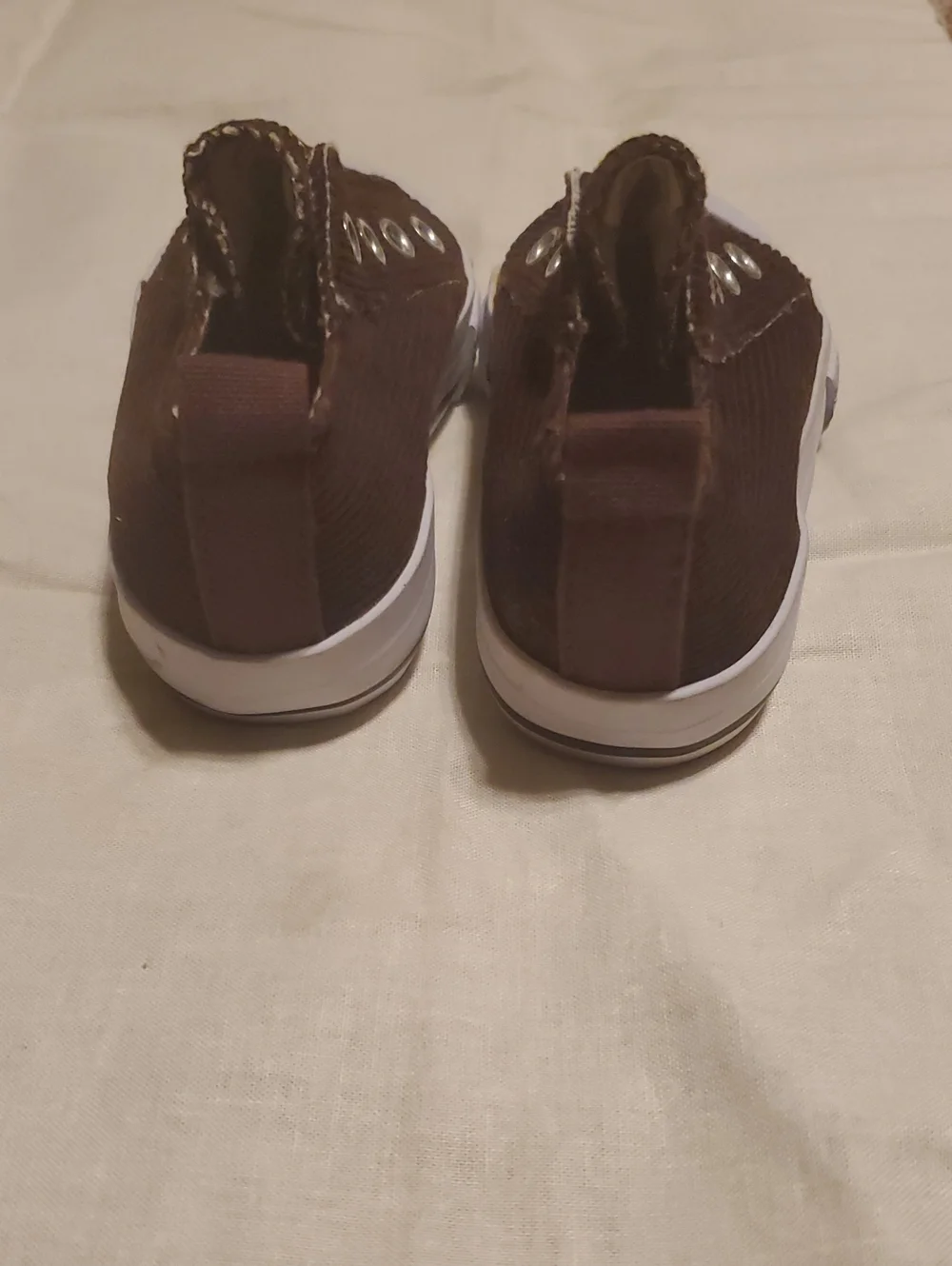 Smart Step Size 4 Brown Corduroy Baby Toddler Shoes